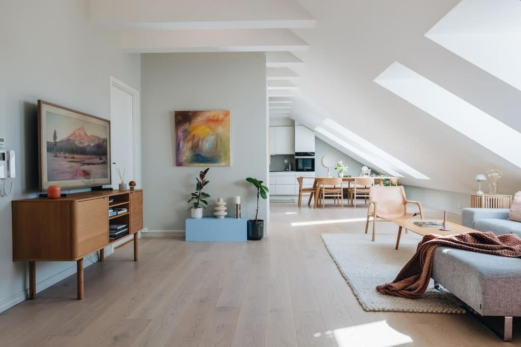 Appartement Beautiful Penthouse With An Ocean View In Bergen Extérieur photo